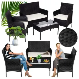 zestaw-mebli-ogrodowych-komplet-stol-lawka-2-fotele-czarny-jasne-poduszki