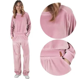 vivisence-9206kmpl-pudrowy-rozowy-komplet-damski-welurowy-dresy-2xl