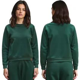 vivisence-9004-zielony-sportowa-bawelna-modna-nierozpinana-bluza-s