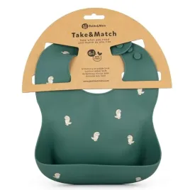 petiteandmars-sliniak-silikonowy-z-kieszonka-takeandmatch-green-dinos