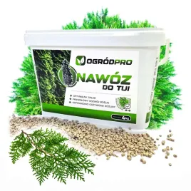 Zdjęcie produktu NAWÓZ DO SOCZYSTYCH TUJI ŻYWOTNIKÓW TUI THUI BUJNY WZROST WYBARWIENIE 4 KG