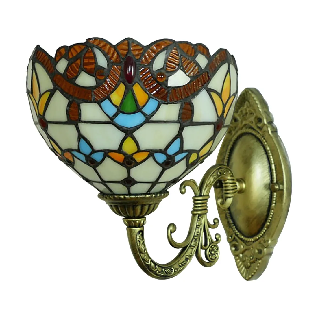lampa-scienna-z-abazurem-witrazowym
