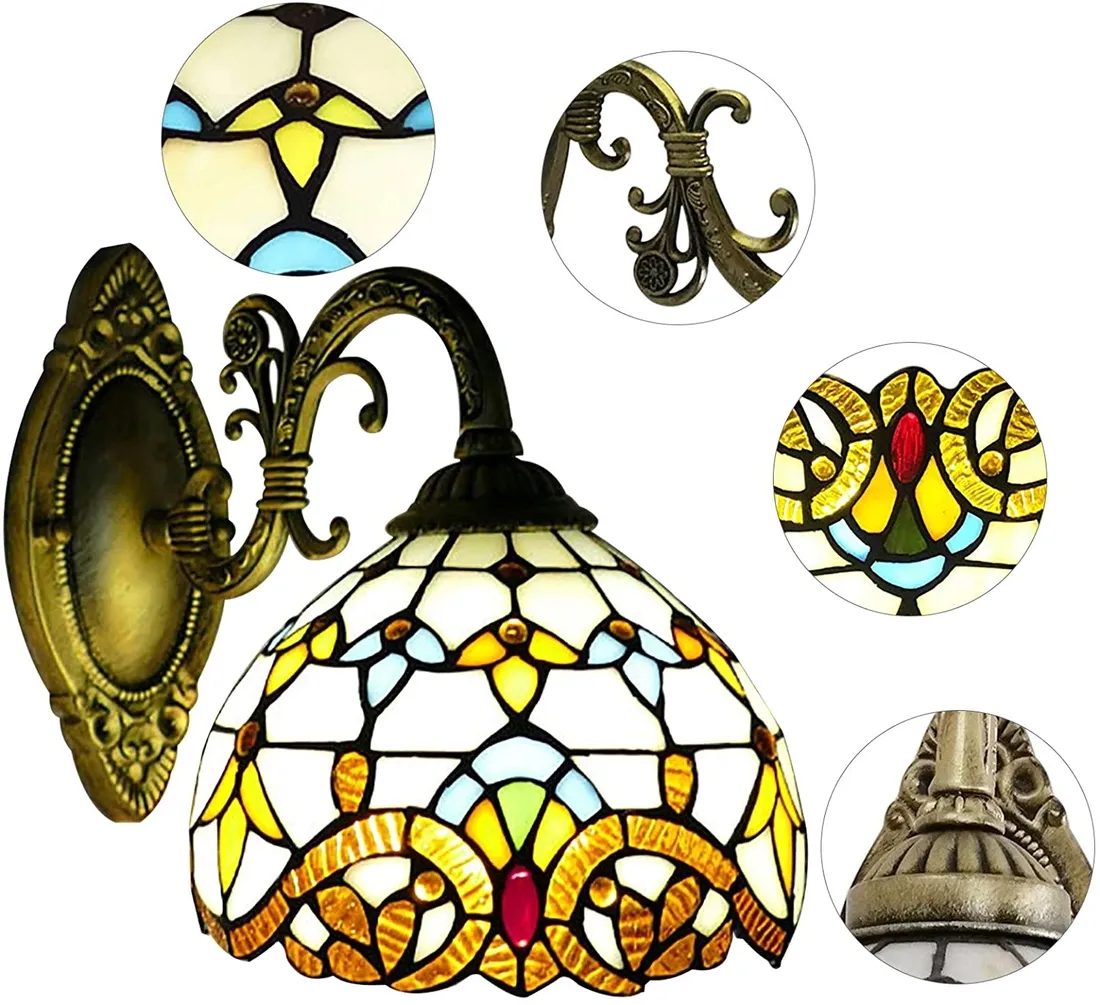 lampa-scienna-z-abazurem-witrazowym