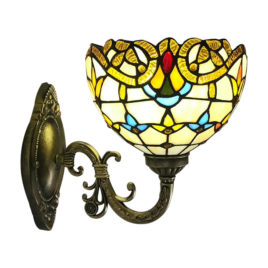 lampa-scienna-z-abazurem-witrazowym