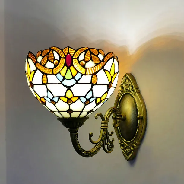 lampa-scienna-z-abazurem-witrazowym-marka-bez-marki