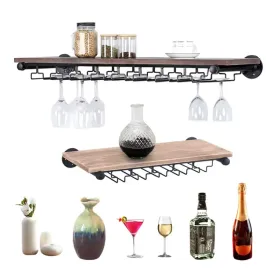 stojak-na-wino-loft-polka-scienna-drewno-retro-czarny-uchwyt-kieliszki