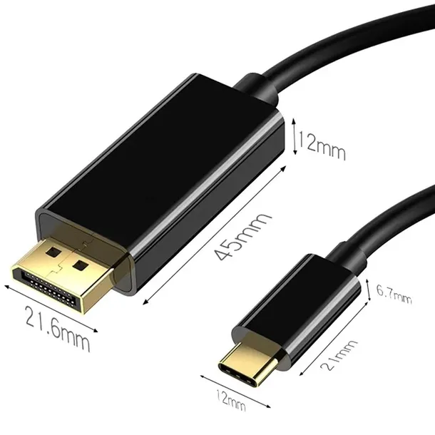 kabel-usb-c-3-1-typ-c-do-hdmi-4k-adapter-200cm-stan-nowy-stan-opakowania-oryginalne