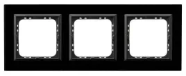 ospel-sonata-ramka-potrojna-czarne-szklo-grubosc-4mm-r-3rgc-32-25