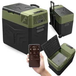 lodowka-kompresorowa-yolco-bcx50-green-bluetooth-do-kampera-camping-dzialka