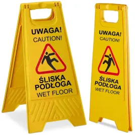 tablica-ostrzegawcza-potykacz-stojak-uwaga-sliska-podloga-slisko-zolta
