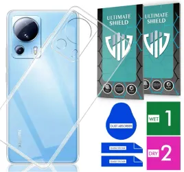 etui-do-xiaomi-13-lite-wzmocnione-przezroczyste-pancerne-szklo