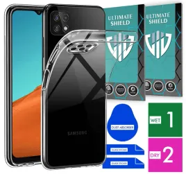 etui-do-samsung-galaxy-a22-5g-wzmocnione-przezroczyste-pancerne-szklo