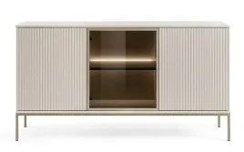 nowoczesna-komoda-sento-cashmere-przeszklona-oswietlenie