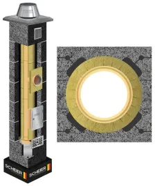 komin-systemowy-uniwersalny-fi-200-6m-jednociagowy-ceramiczny-izolowany