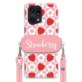 etui-do-oppo-find-x5-pro-case-uchwyt-rozowy-sznurek-slodki-truskawki-lato