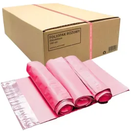 rozowe-mocne-foliopaki-kurierskie-foliopak-kurierski-350x460-100-sztuk