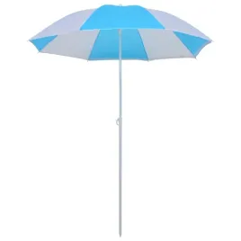 parasol-plazowy-regulowany-niebiesko-bialy-150-cm