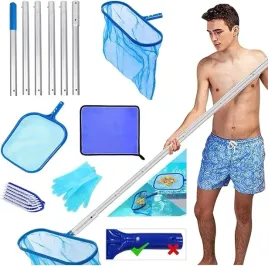 zestaw-2-x-podbierak-do-basenu-z-drazkiem-21m-rekawice-scierka-szczotka