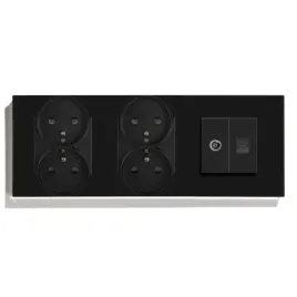 gniazdko-elektryczne-szklane-potrojne-3f-229mm-tv-antena-internet-rj45-cat5