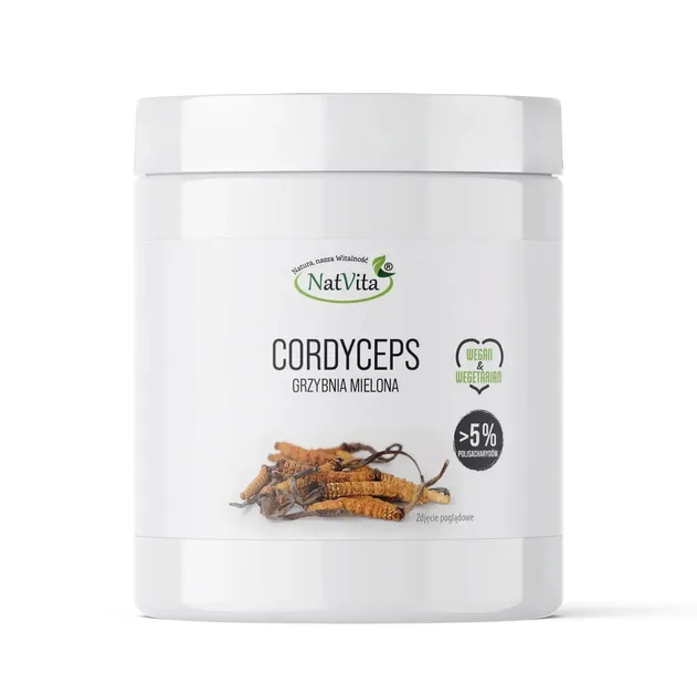 Cordyceps Maczużnik Chiński Grzyb Odporność Adaptogen 500g NatVita