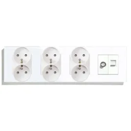 gniazdko-elektryczne-szklane-poczworne-299mm-tv-antena-internet-rj45-cat5
