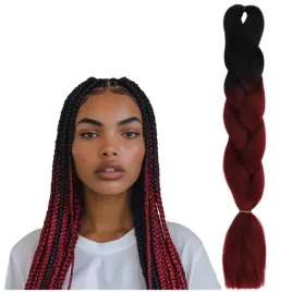 wlosy-kolorowe-syntetyczne-warkoczyki-warkocz-czerwone-czarne-ombre-100g