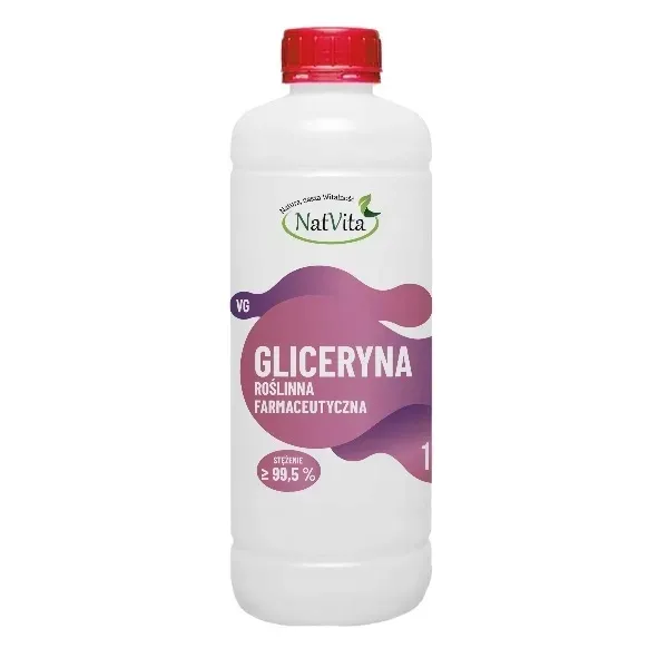 Glikol i Gliceryna Glikol Propylenowy + Gliceryna Roślinna 1L + 1L NatVita