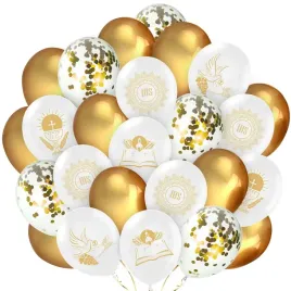balony-lateksowe-balon-na-komunie-zlote-zestaw-balonow-25szt-dekoracje