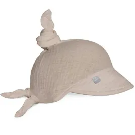 babysteps-muslinowa-chustka-chusteczka-na-glowe-dziecka-z-daszkiem-beige