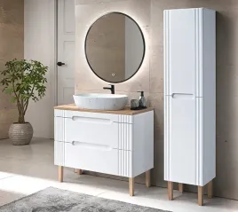 zestaw-lazienkowy-bialy-100-cm-z-blatem-dab-i-umywalka-nablatowa