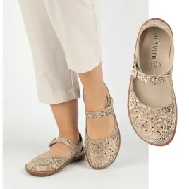 damskie-buty-barefoot-ze-skory-naturalnej-z-printem-1284-bezowe-38