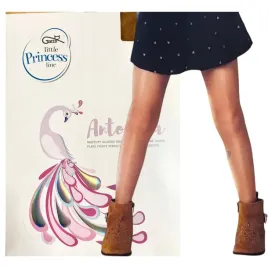 rajstopy-dla-dziewczynki-bezowe-gatta-lycra-gladkie-z-polyskiem-140-146