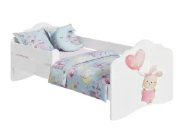 lozko-dzieciece-160x80-tapczan-jednoosobowy-bialy-z-barierka-fala-bunny