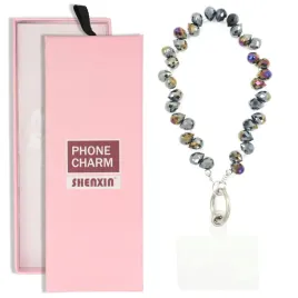 zawieszka-do-telefonu-karta-quick-lanyard-czarna-rozowa-charms-straps-modna