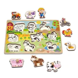 drewniane-puzzle-3d-montessori-z-pinezkami-dopasuj-ksztalt-farma-prezent