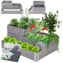 grzadka-podwyzszona-pietrowa-regulowana-duza-warzywnik-impregnat-60x120x100