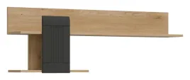 polka-wiszaca-uniwersalna-ryflowany-panel-dab-cremona-antracyt-milton-ml10