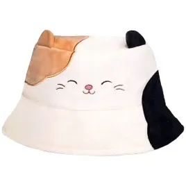 kapelusz-czapka-z-uszami-squishmallows-pluszowa-bezowa-miekka-kotek-cameron
