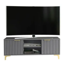 szafka-rtv-tv-120cm-do-salonu-ryfolwane-fronty-szary-mat-zlote-nogi-lft001d