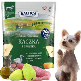 baltica-smaki-regionow-kaczka-z-gruszka-xs-s-1kg-karma-dla-psow-malych-ras
