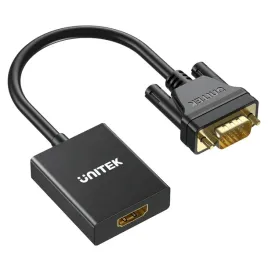 unitek-adapter-vga-na-hdmi-fullhd-1080p-60-hz-czarny-15cm-plugandplay