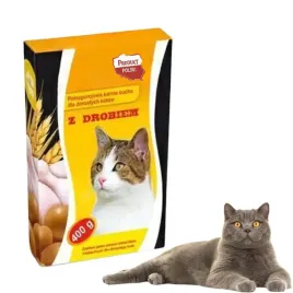 karma-sucha-dla-kota-z-drobiem-400g-pelnoporcjowa
