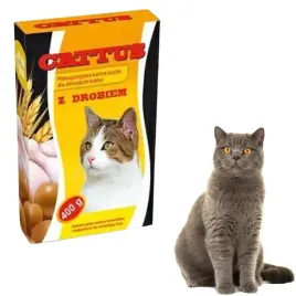 karma-sucha-dla-kota-z-drobiem-400g-pelnoporcjowa