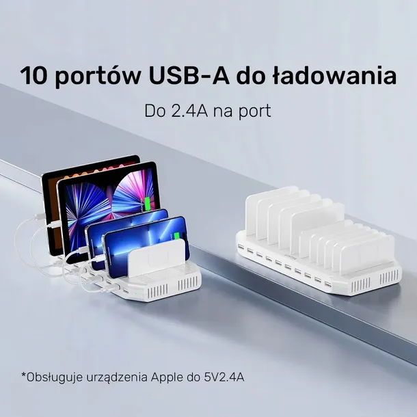 unitek-stacja-ladujaca-10xusb-2-4a-60w-biala-kolor-bialy
