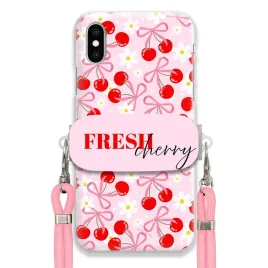 etui-do-iphone-x-case-uchwyt-sznurek-rozowy-fresh-cherry-kokardy-pink