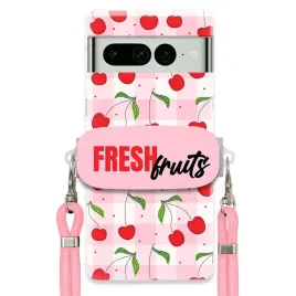 etui-do-google-pixel-7-pro-case-uchwyt-sznurek-rozowy-fresh-fruits-kratka