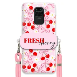 etui-do-xiaomi-redmi-note-9-case-uchwyt-sznurek-roz-fresh-cherry-kokardy