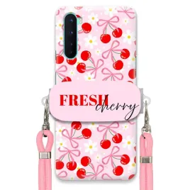 etui-do-oneplus-nord-case-uchwyt-sznurek-rozowy-fresh-cherry-kokardy