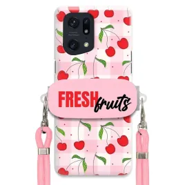 etui-do-oppo-find-x5-pro-case-uchwyt-sznurek-rozowy-fresh-fruits-kratka