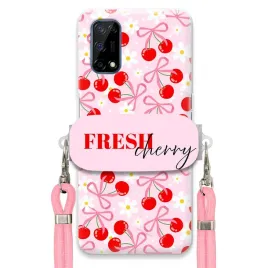 etui-do-realme-7-5g-case-uchwyt-sznurek-roz-fresh-cherry-wisienki-kokardki